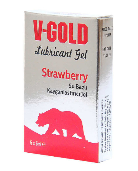 Kayganlaştırıcı Jel Strawberry 5 ML X 5Li