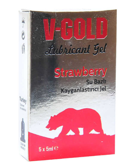 Kayganlaştırıcı Jel Strawberry 5 ML X 5Li