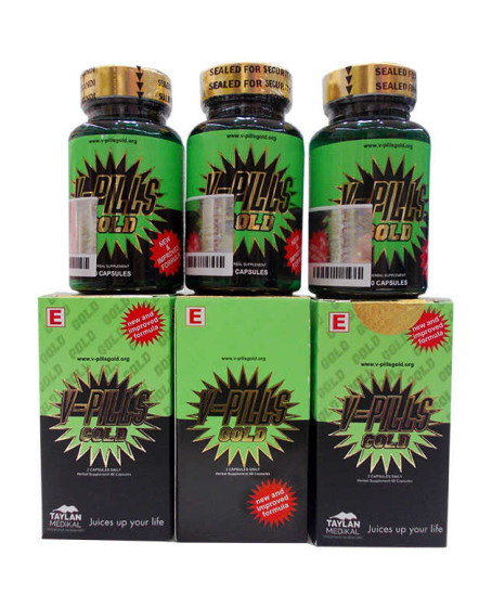 VPills Gold Bitkisel 60  3Kutu