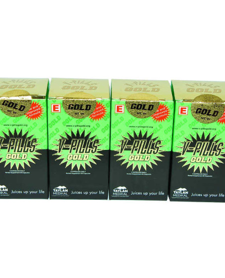 VPills Gold Bitkisel 60  4Kutu