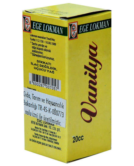 Vanilya Yağı 20 cc