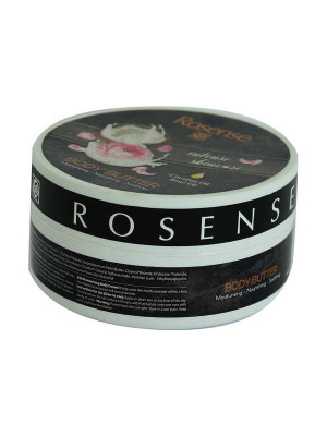 Vücut Kremi Body Butter Hindistan Cevizi Yağı ve Gül Yağlı Nemlendirici Bakım 150 ML
