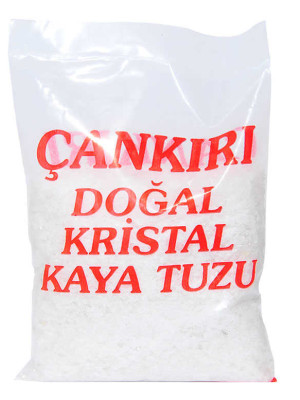 Yemeklik Doğal Kristal Kaya Tuzu Granül Çakıl Çankırı Beyaz 1000 Gr