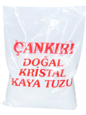 Yemeklik Doğal Kristal Kaya Tuzu Öğütülmüş Çankırı Beyaz 1000 Gr
