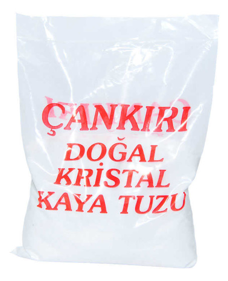 Yemeklik Doğal Kristal Kaya Tuzu Öğütülmüş Çankırı Beyaz 1000 Gr