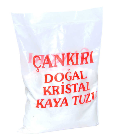 Yemeklik Doğal Kristal Kaya Tuzu Öğütülmüş Çankırı Beyaz 1000 Gr