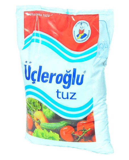 Yemeklik İyotlu Öğütülmüş Kalın Sofra Tuzu 1500 Gr