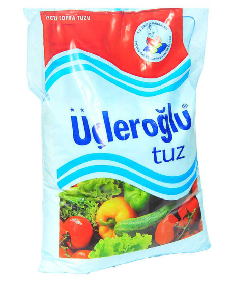 Yemeklik İyotlu Öğütülmüş Kalın Sofra Tuzu 1500 Gr