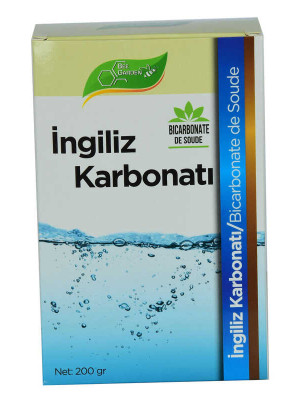Yenilebilir İngiliz Karbonatı Bicarbonate De Soude 200 Gr
