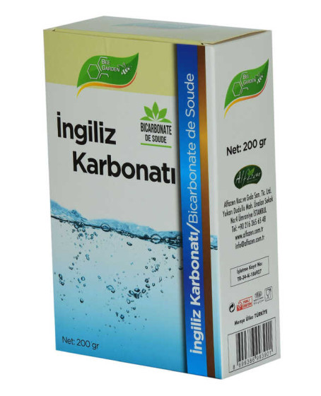 Yenilebilir İngiliz Karbonatı Bicarbonate De Soude 200 Gr