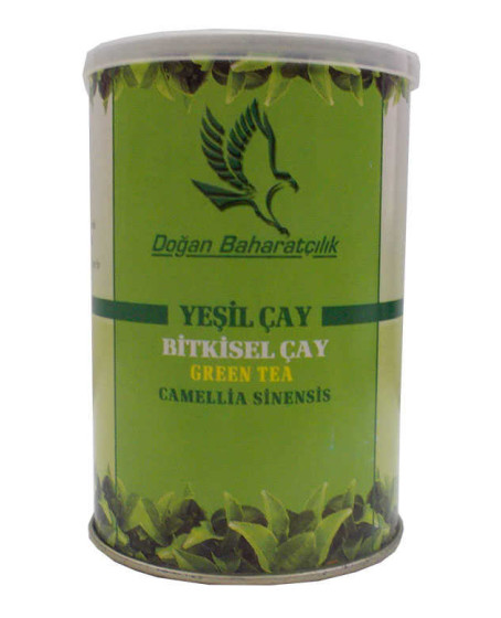 Yeşil Çay 1. Kalite Doğal İthal Çay 100 Gr Teneke Kutu