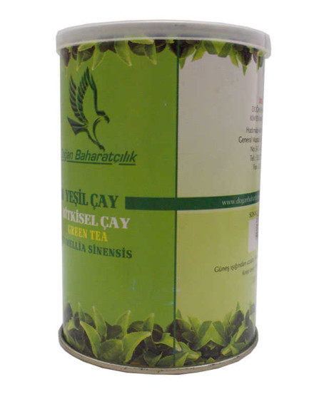 Yeşil Çay 1. Kalite Doğal İthal Çay 100 Gr Teneke Kutu