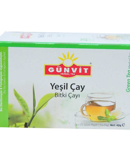 Yeşil Çay Bitki Çayı 20 Süzen Poşet