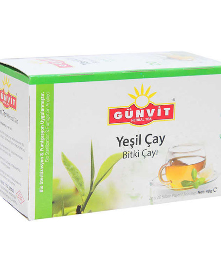Yeşil Çay Bitki Çayı 20 Süzen Poşet