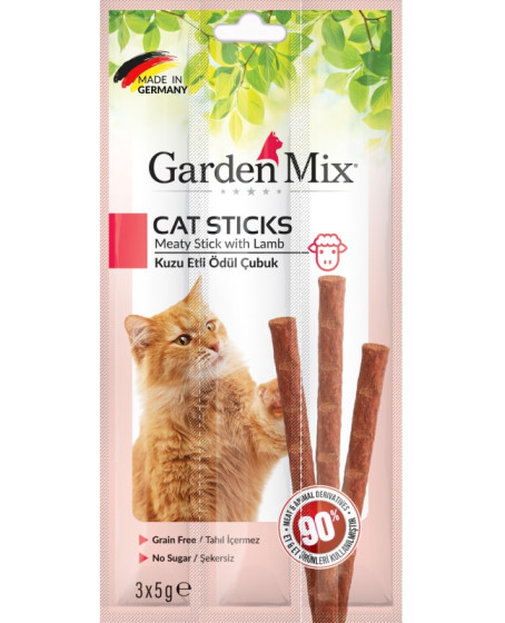 Kuzu Etli Kedi Stick Ödül 3*5g