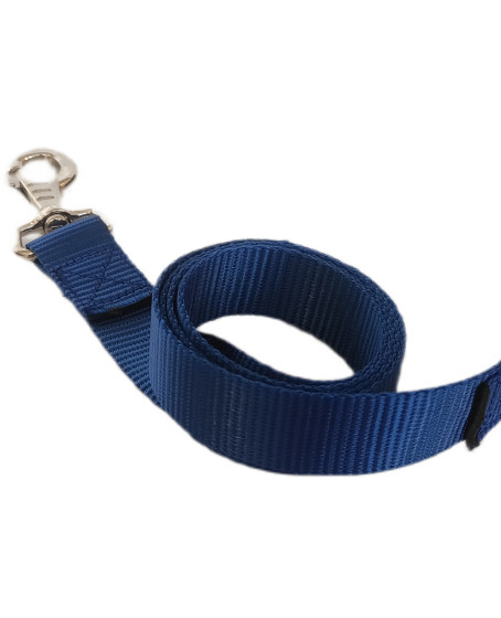 Köpek Gezdirme Kayışı 1,5 cm x 115 cm Mavi