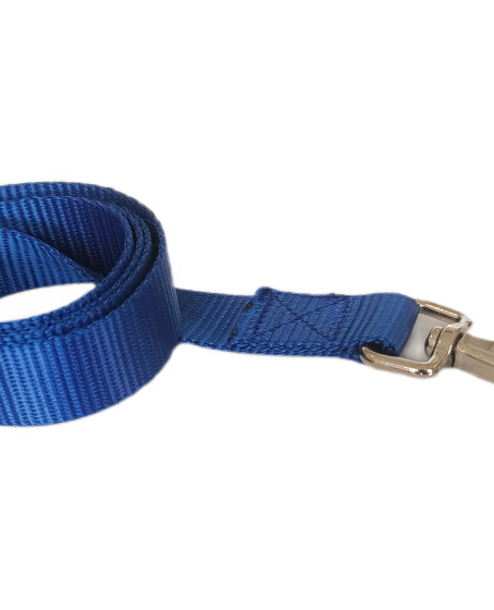 Köpek Gezdirme Kayışı 1,5 cm x 115 cm Mavi