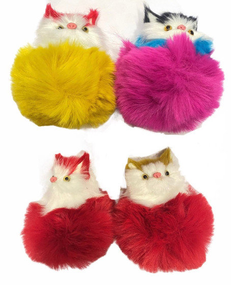 Catlife Göbekli Pofuduk Kedi Oyuncağı 10 cm Catlife Göbekli Pofuduk Kedi Oyuncağı 10 cm