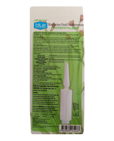 Herbiovital Bitkisel Köpek Damlası 4 ml ( 10-20 kg ) Herbiovital Bitkisel Köpek Damlası 4 ml ( 10-20 kg )