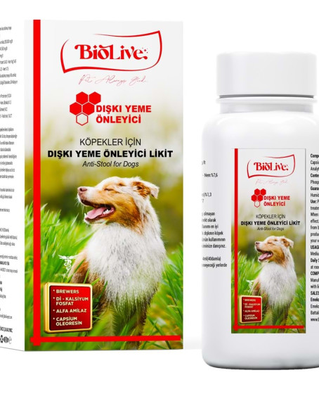 Biolive Köpekler İçin Dışkı Yeme Önleyici Likit Vitamin 100ml