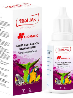 Biolive Aromatic Kuşlar İçin Mineral İstah Açıcı Vitamin 50ml