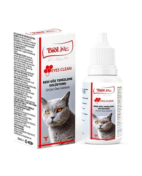 Biolive Eyes Clean Kedi Göz Temizleme Solisyonu 50ml