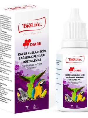 Biolive Diare Kuşlar İçin Bağırsak Düzenleyici Vitamin 50ml