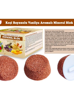 BİOLİVE Keçiboynuzlu Vanilya Aromalı Mineral Blok