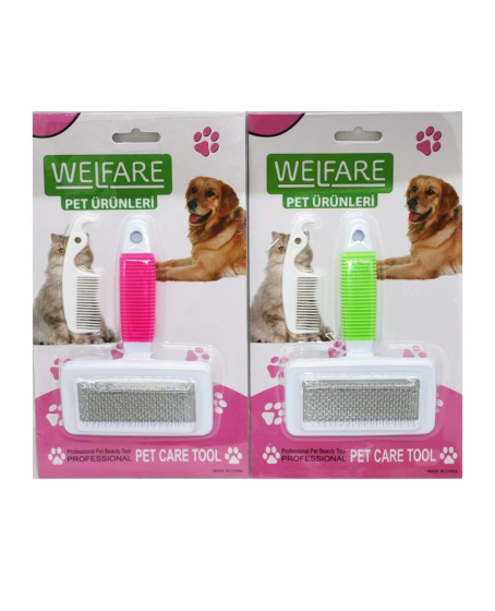 Fosforlu Kedi Köpek Tarağı 5x9 cm - 14 cm