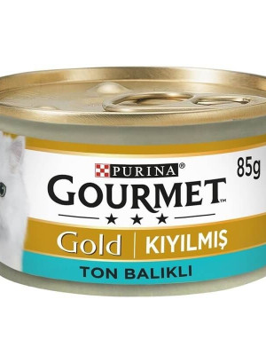 Purina Gourmet Gold Kıyılmış Ton Balıklı Kedi Konservesi 85gr