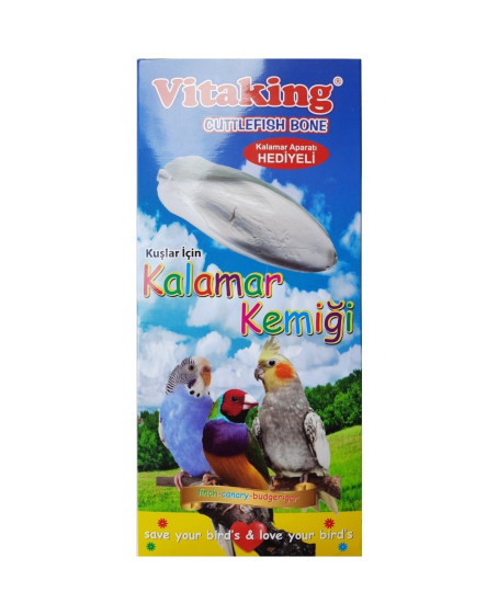 Vitaking Kalamar Kemiği + Kafes Aparatı ( 2 Adet ) Vitaking Kalamar Kemiği + Kafes Aparatı ( 2 Adet )
