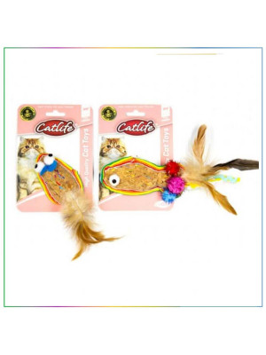 Catlife Meşe Mantarı Kedi Oyuncağı Renkli Püsküllü