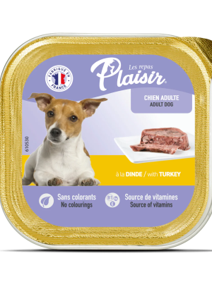 Plaisir Pate Hindi Etli Yetişkin Köpek Konservesi 150 gr