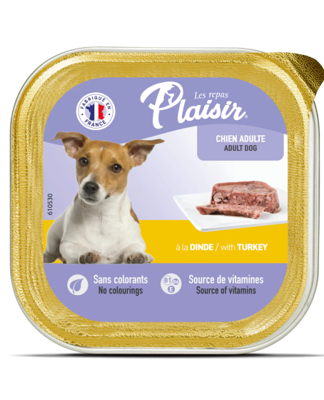 Plaisir Pate Hindi Etli Yetişkin Köpek Konservesi 150 gr Plaisir Pate Hindi Etli Yetişkin Köpek Konservesi 150 gr