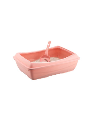 Açık Kedi Tuvalet Kum Kabı 12*37*50 cm Karışık Renklerde