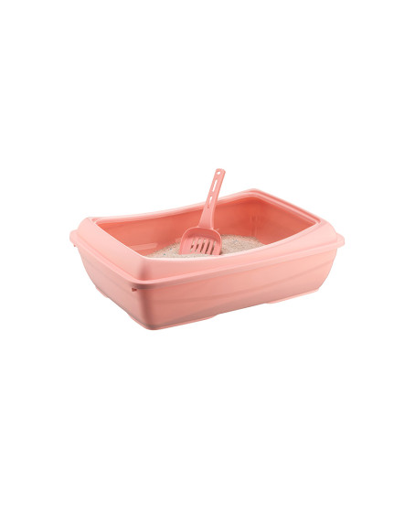 Açık Kedi Tuvalet Kum Kabı 12*37*50 cm Karışık Renklerde