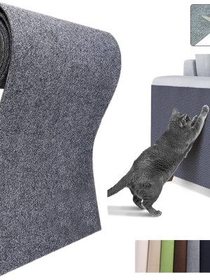 Kedi Tırmalama Halısı 30x98 cm – Koltuk Duvar Yer Kullanımlı Yapışkanlı Tırmalama Matı