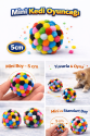Mini Ponpon Kedi Oyuncak Topu 5 cm ( 2 Adet ) – Yumuşak Renkli Sessiz Kedi Oyun Topu Mini Ponpon Kedi Oyuncak Topu 5 cm ( 2 Adet ) – Yumuşak Renkli Sessiz Kedi Oyun Topu