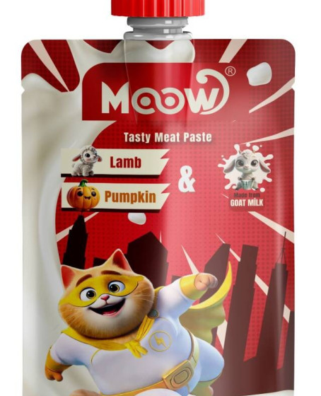 Moow Kuzu Etli Ve Bal Kabaklı Keçi Sütlü Kedi Et Ezmesi 90 gr