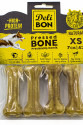 Deri Köpek Çiğneti Pres Kemik 4x7cm Natural Deri Köpek Çiğneti Pres Kemik 4x7cm Natural