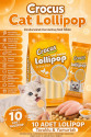 Crocus Tavuklu Ve Yumurta Sarılı Kedi Lolipop 10 lu paket ( 10x1,4 gr ) Crocus Tavuklu Ve Yumurta Sarılı Kedi Lolipop 10 lu paket ( 10x1,4 gr )