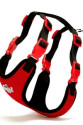 Havalı Köpek Göğüs Tasması 30x35 cm Kırmızı