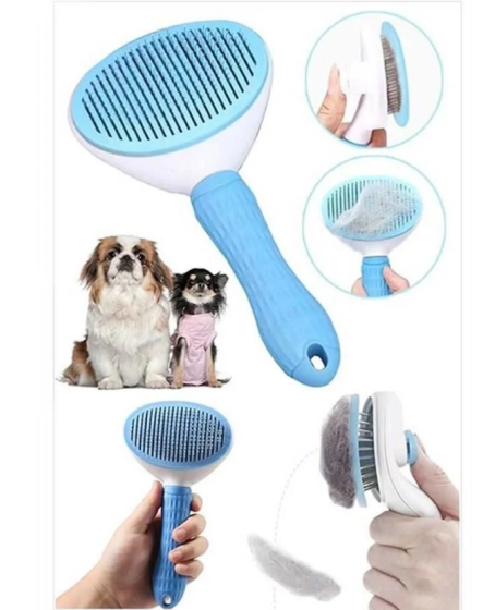 Karamel Kendini Temizleyen Tuşlu Kedi Köpek Tarağı Mavi 10 x 20 cm Karamel Kendini Temizleyen Tuşlu Kedi Köpek Tarağı Mavi 10 x 20 cm