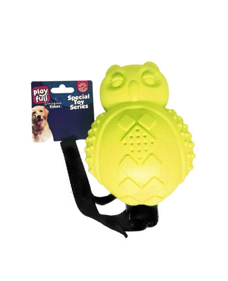 Sesli Lüx Baykuş Köpek Eğitim Oyuncağı 30x10 Cm Sarı