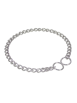 Eğitim Serisi Boğma Zincirli Köpek Boyun Tasması - 3,5x55-55cm - Stainless