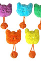 Sesli Peluş İpli Mutlu Kedi Köpek Oyuncağı 26 cm Çeşitli Renklerde Sesli Peluş İpli Mutlu Kedi Köpek Oyuncağı 26 cm Çeşitli Renklerde