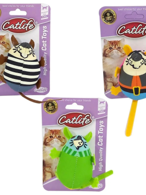 Sevimli Kumaş Fare Kedi Oyuncağı 17 cm Çeşitli Renklerde
