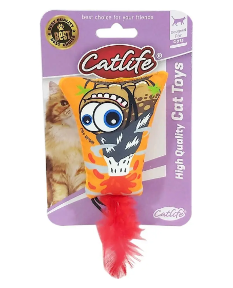 Catlife Hışırtılı Kedi Oyuncağı 9 cm Catlife Hışırtılı Kedi Oyuncağı 9 cm