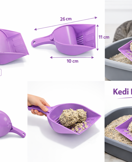 Kapaklı Kedi Kumu Küreği Elekli – Ergonomik Saplı Dayanıklı Plastik Kum Temizleme Küreği 26 cm Kapaklı Kedi Kumu Küreği Elekli – Ergonomik Saplı Dayanıklı Plastik Kum Temizleme Küreği 26 cm