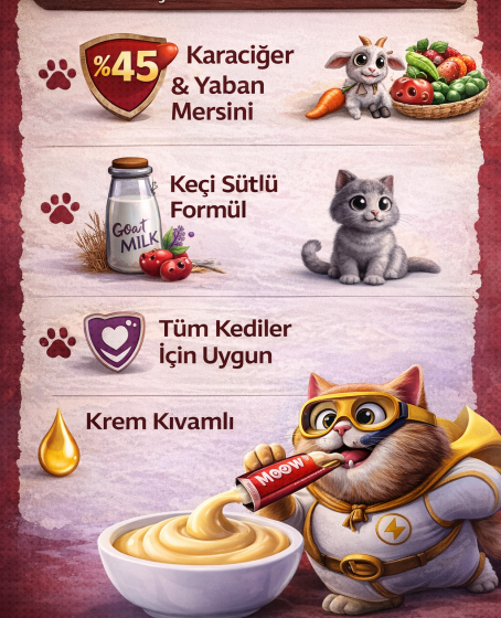 Ciğerli Kızılcıklı Keçi Sütlü Kedi Krema Ödülü 6x12g Ciğerli Kızılcıklı Keçi Sütlü Kedi Krema Ödülü 6x12g